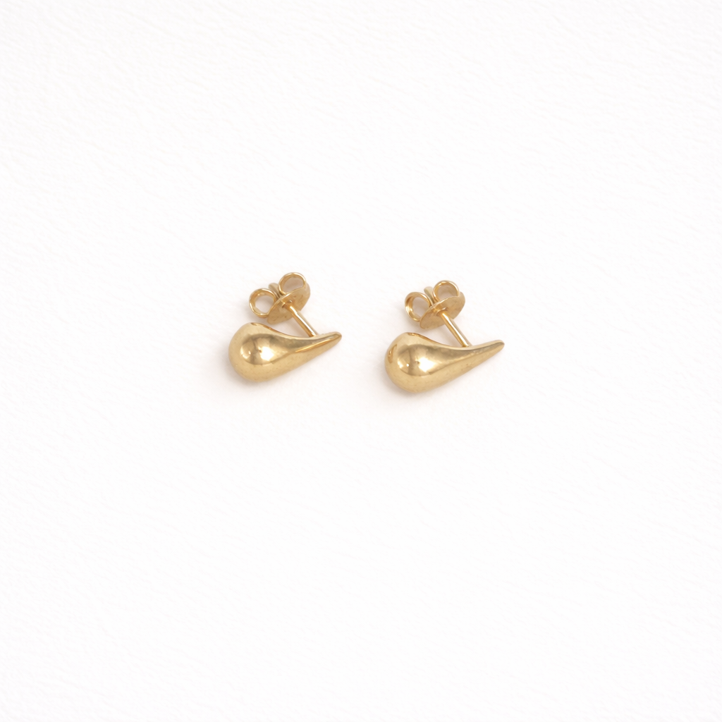 Teardrop Stud Earrings