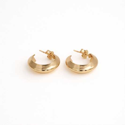 Aria C Hoop Earrings